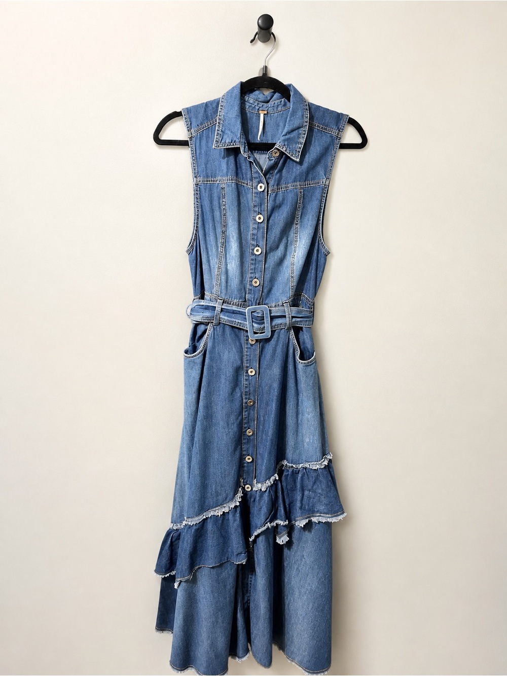 MSRP $248 NWOT Free People Beau Midi Dress Small - Picture 8 of 9